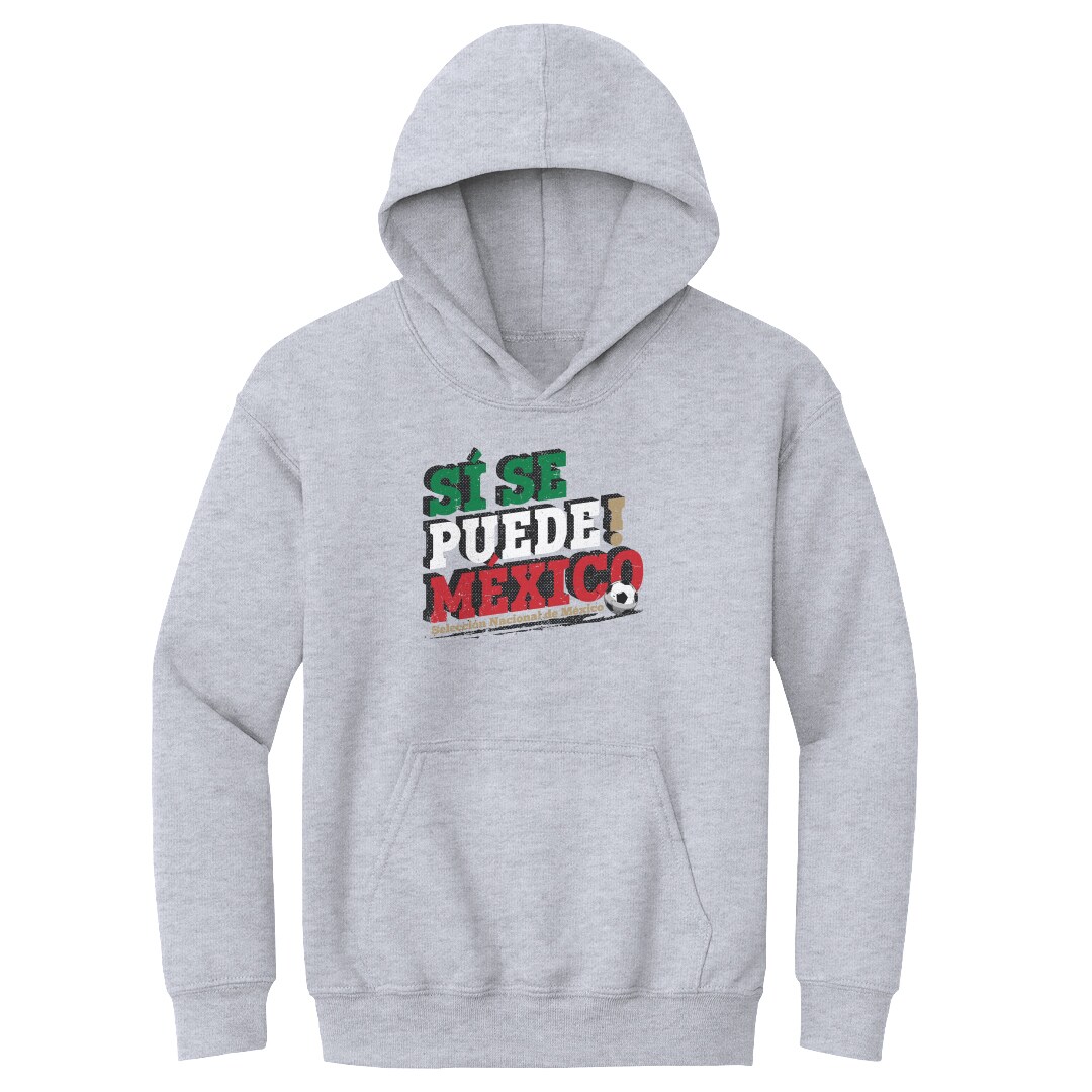 Shop mexico national team 500 level youth si se puede pullover hoodie – gray – Argentina National Team Jerseys & T-Shirts for True Fans