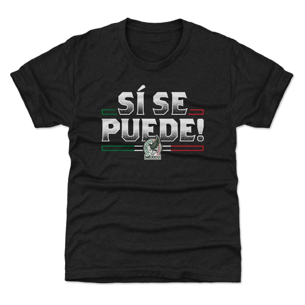 Shop mexico national team 500 level youth si se puede t-shirt – black – Argentina National Team Jerseys & T-Shirts for True Fans