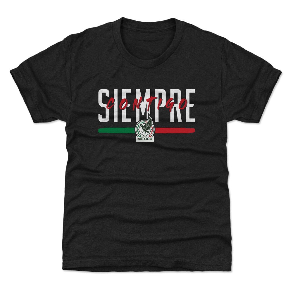Shop mexico national team 500 level youth siempre contigo t-shirt – black – Argentina National Team Jerseys & T-Shirts for True Fans