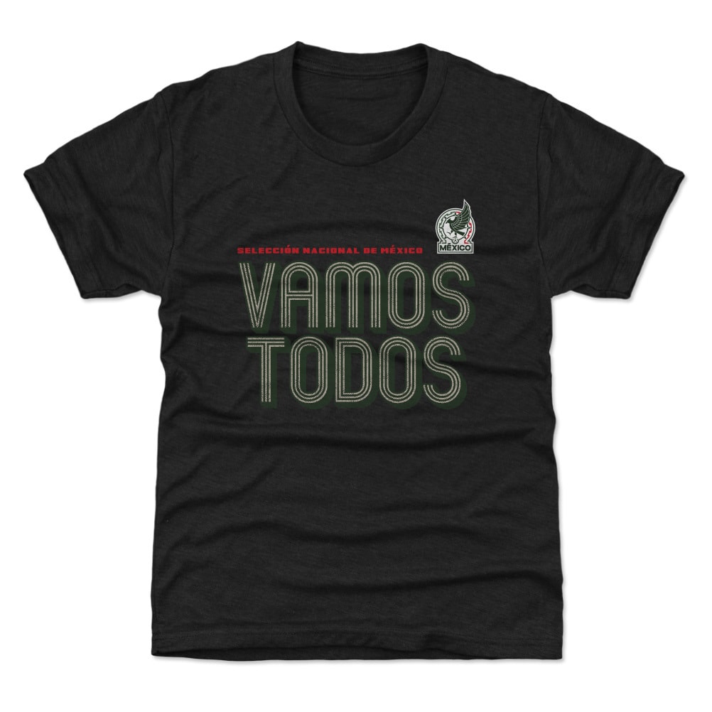 Shop mexico national team 500 level youth vamos todos inline bold t-shirt – black – Argentina National Team Jerseys & T-Shirts for True Fans