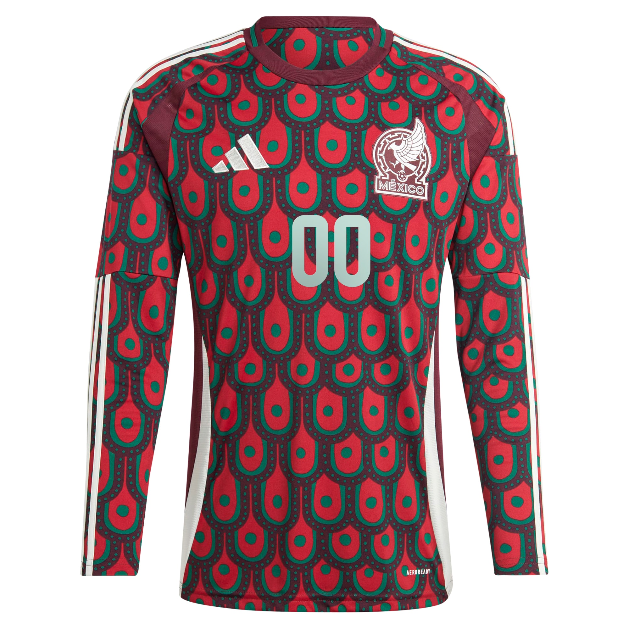 Shop mexico national team adidas 2024 home replica custom long sleeve jersey – burgundy – Argentina National Team Jerseys & T-Shirts for True Fans