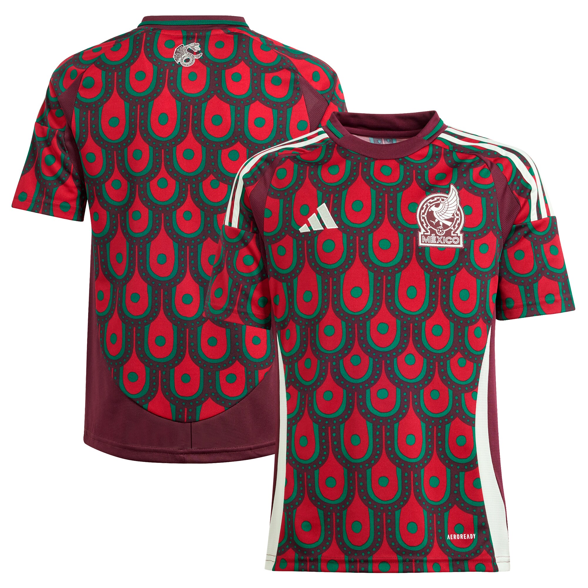 Shop mexico national team adidas youth 2024 home replica jersey – burgundy – Argentina National Team Jerseys & T-Shirts for True Fans