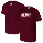 Shop mexico national team heritage heavy relaxed fit t-shirt – burgundy – Argentina National Team Jerseys & T-Shirts for True Fans