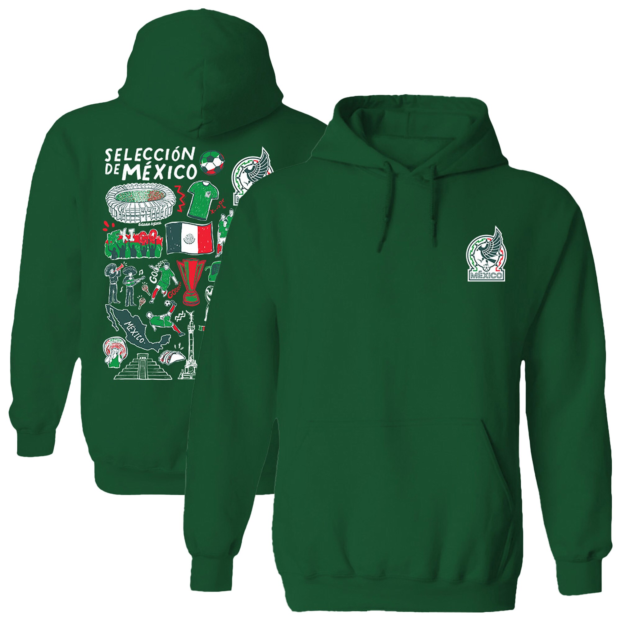Shop mexico national team vive la fete women8217s impressions artwork pullover hoodie – green – Argentina National Team Jerseys & T-Shirts for True Fans