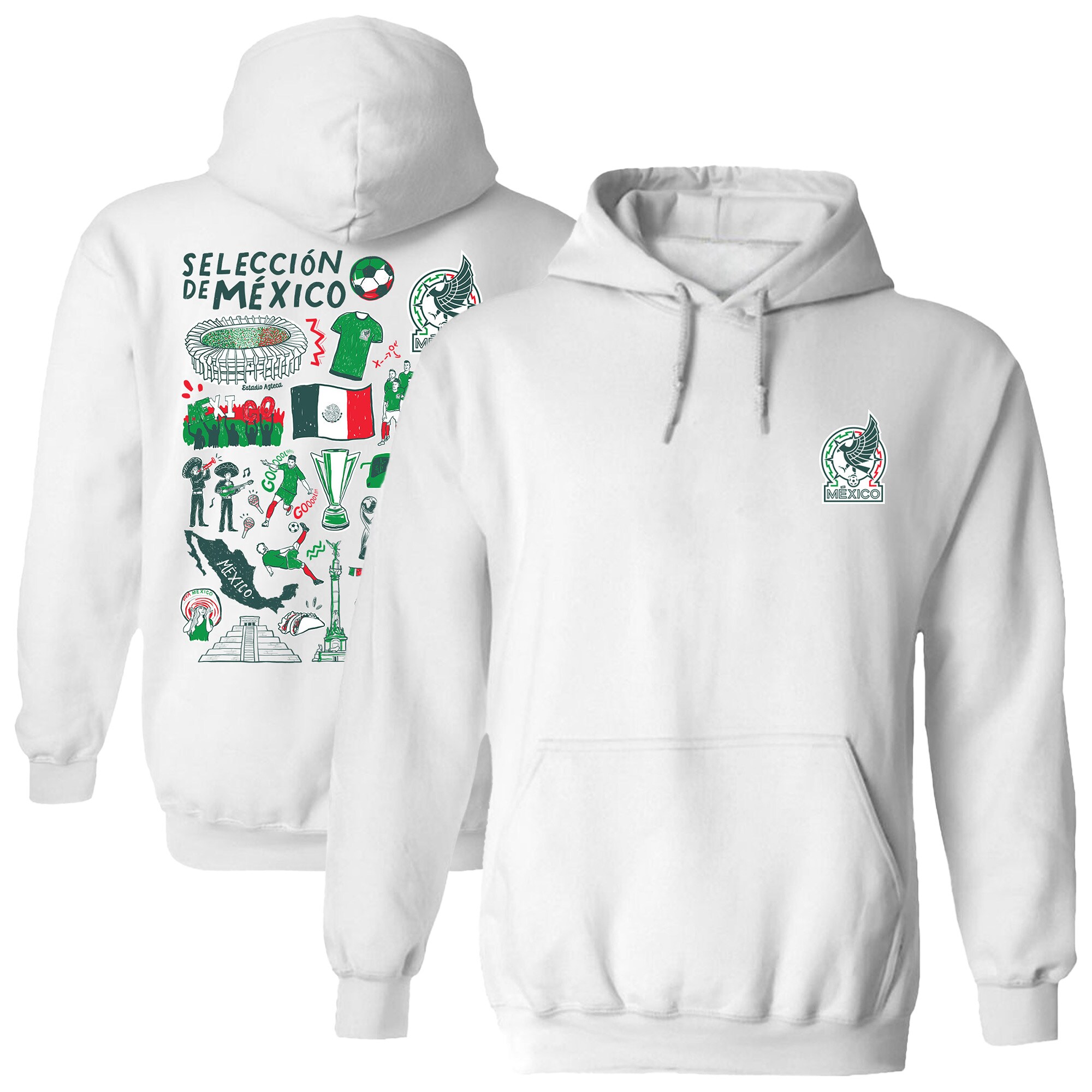 Shop mexico national team vive la fete women8217s impressions artwork pullover hoodie – white – Argentina National Team Jerseys & T-Shirts for True Fans