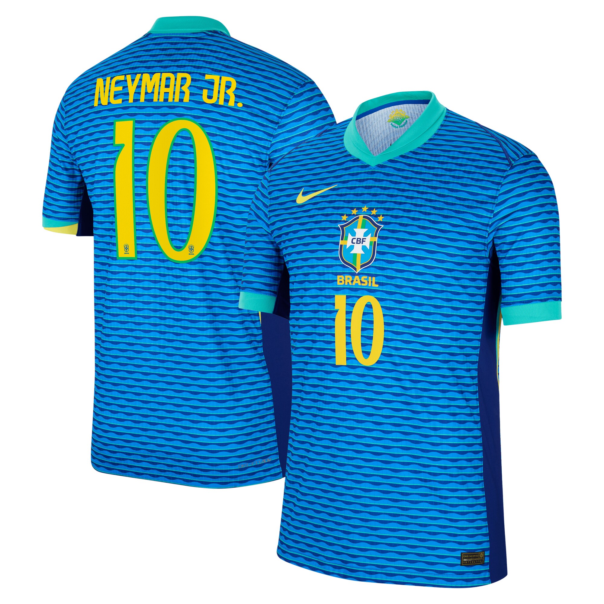 Shop neymar jr. brazil national team nike 2024 away match authentic player jersey – blue – Argentina National Team Jerseys & T-Shirts for True Fans
