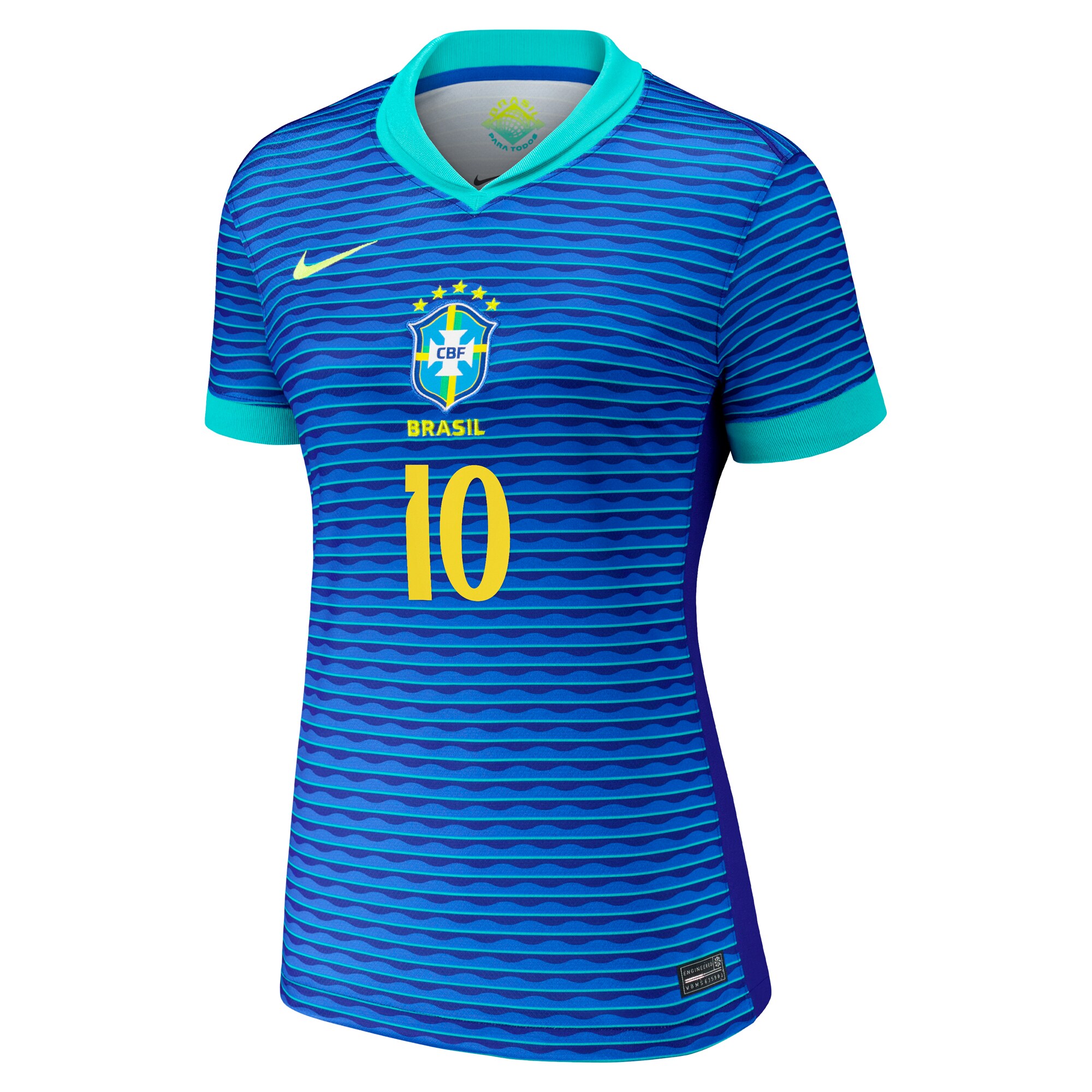Shop neymar jr. brazil national team nike women8217s 2024 away stadium replica player jersey – blue – Argentina National Team Jerseys & T-Shirts for True Fans