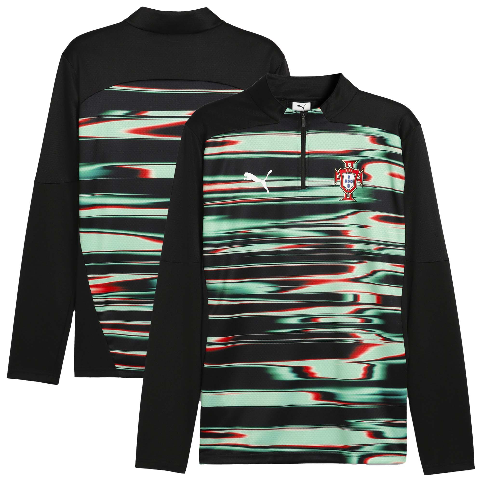 Shop portugal national team puma 2025 pre-match quarter-zip top – black – Argentina National Team Jerseys & T-Shirts for True Fans