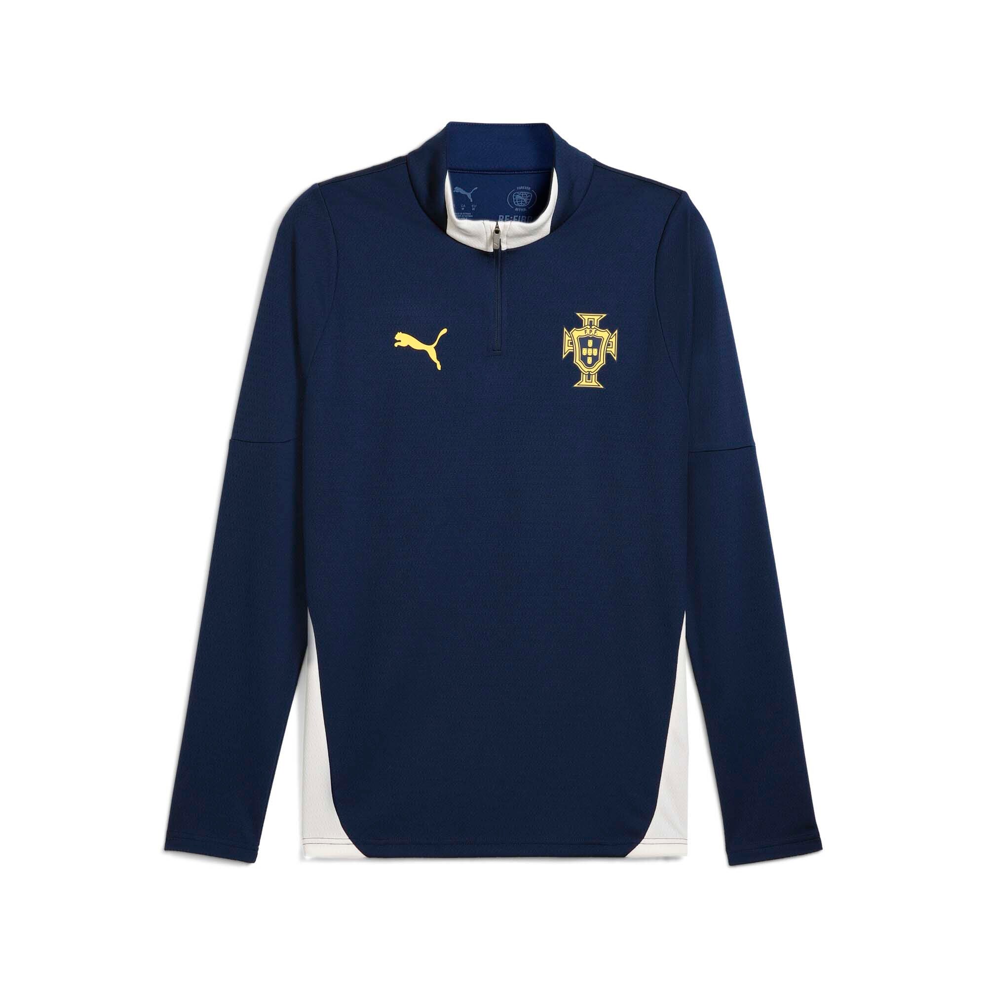 Shop portugal national team puma 2025 quarter-zip training jacket – blue – Argentina National Team Jerseys & T-Shirts for True Fans