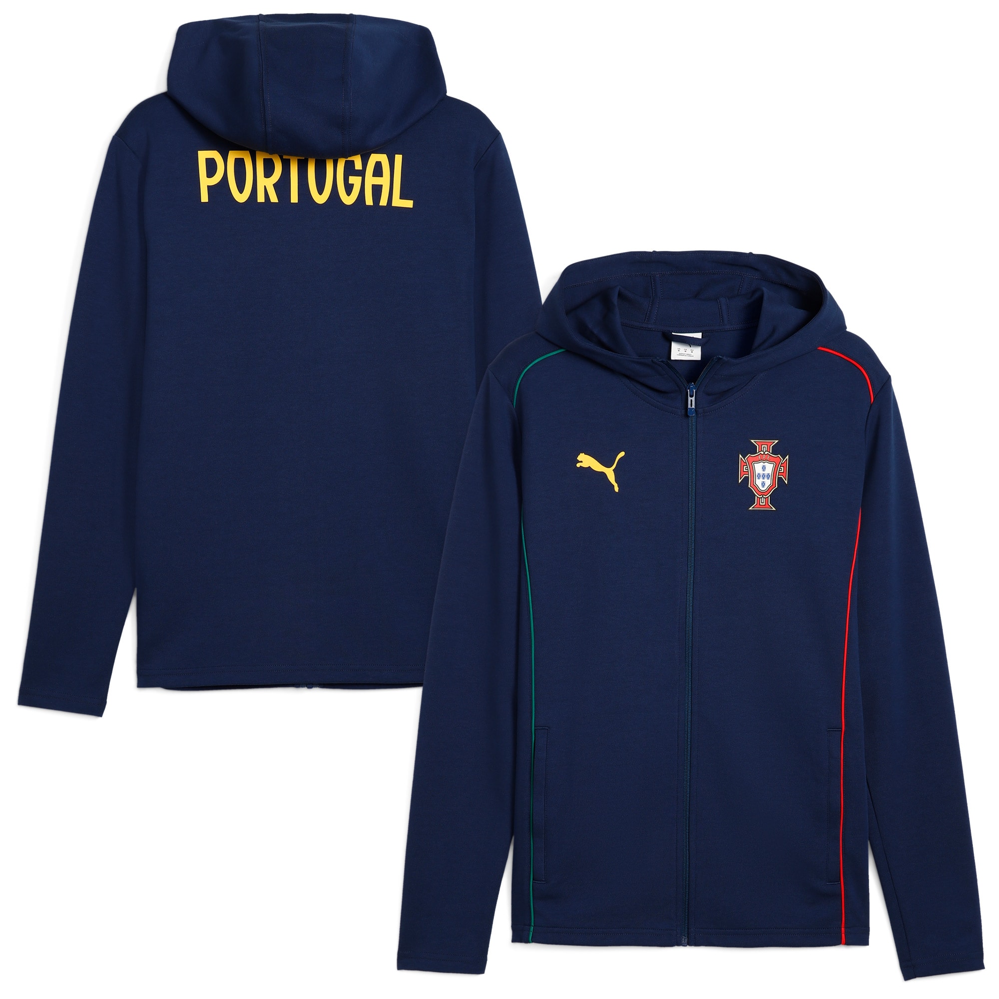Shop portugal national team puma casuals full-zip hoodie – navy – Argentina National Team Jerseys & T-Shirts for True Fans