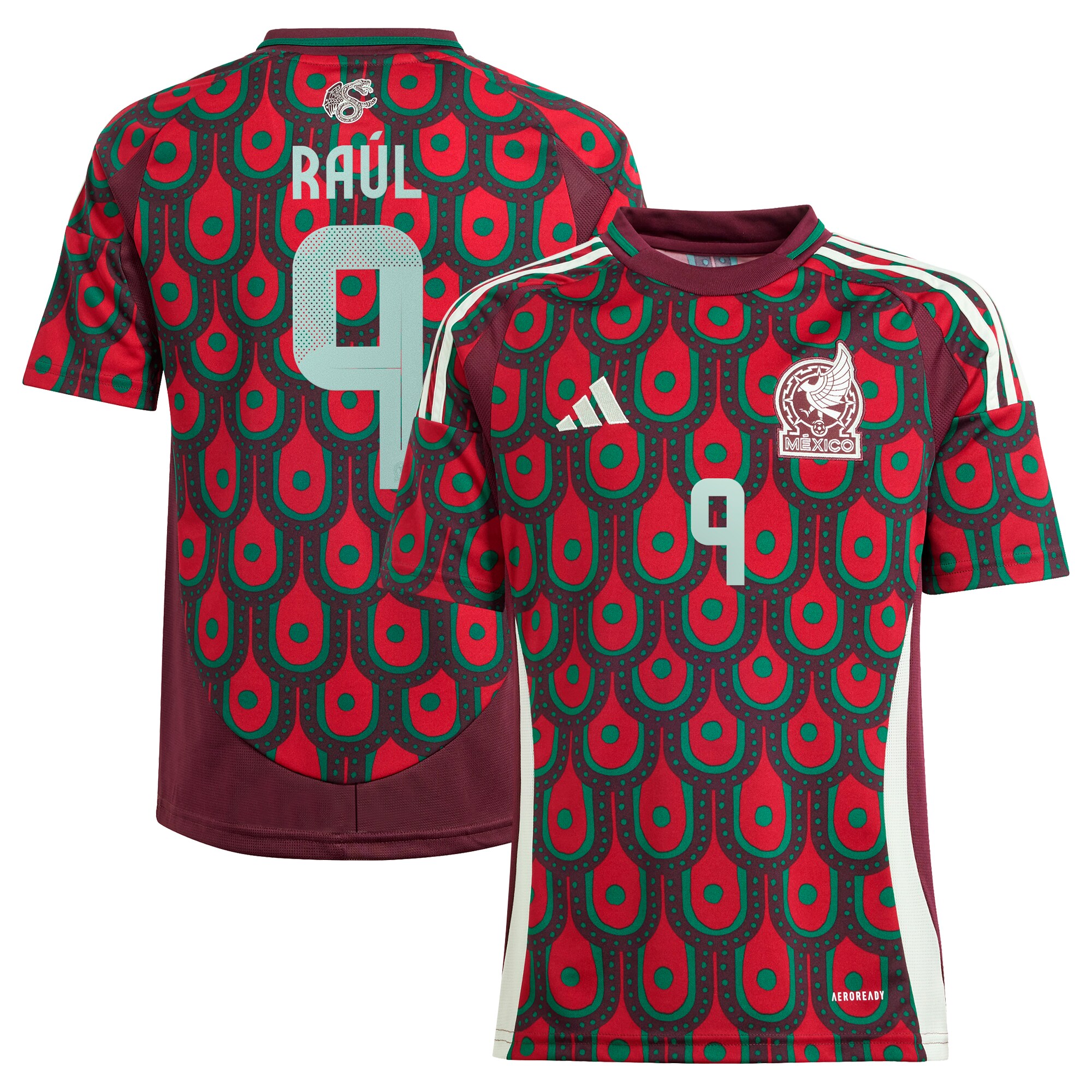 Shop raul jimenez mexico national team adidas youth 2024 home replica player jersey – burgundy – Argentina National Team Jerseys & T-Shirts for True Fans