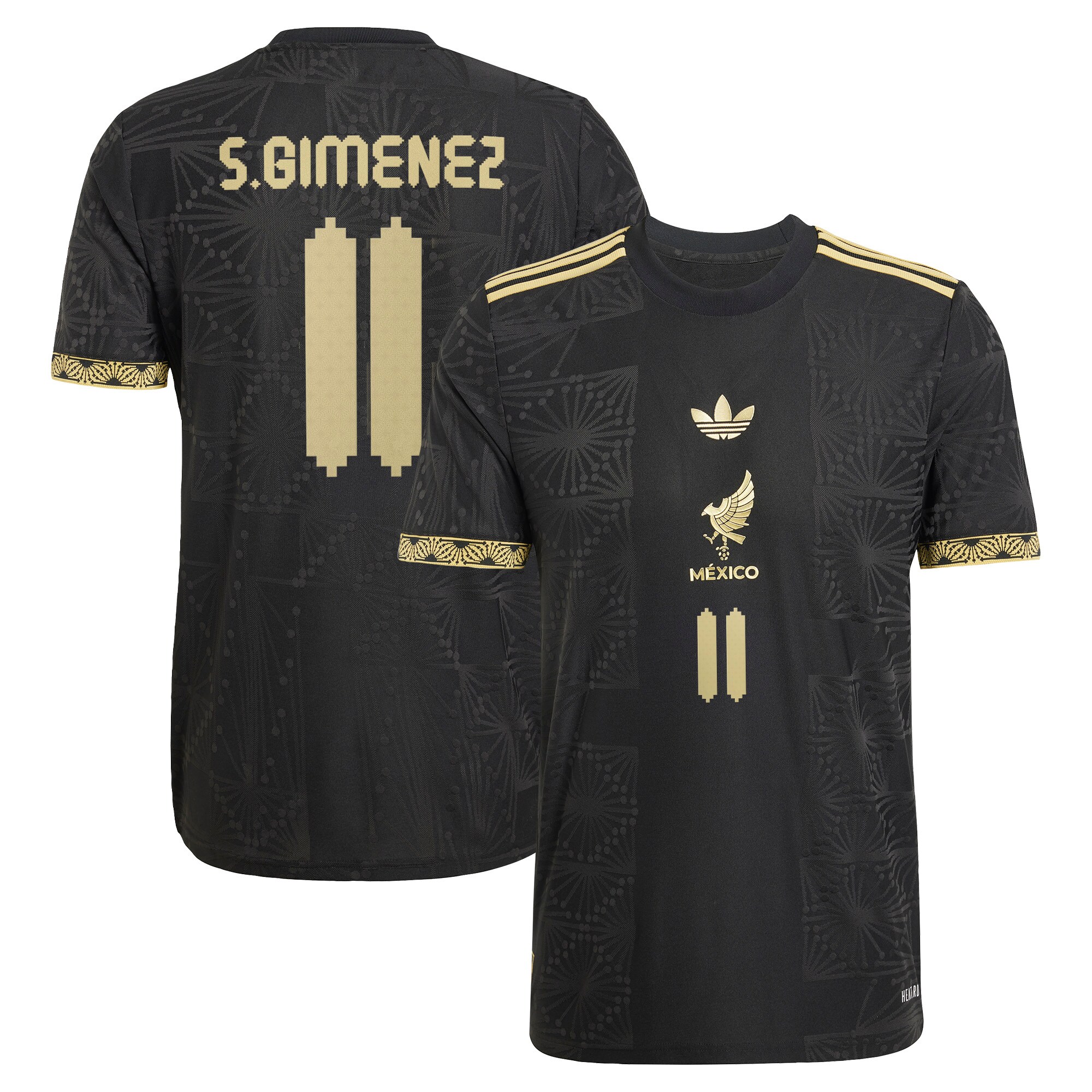 Shop santiago gimenez mexico national team adidas 2025 third authentic player jersey – black – Argentina National Team Jerseys & T-Shirts for True Fans