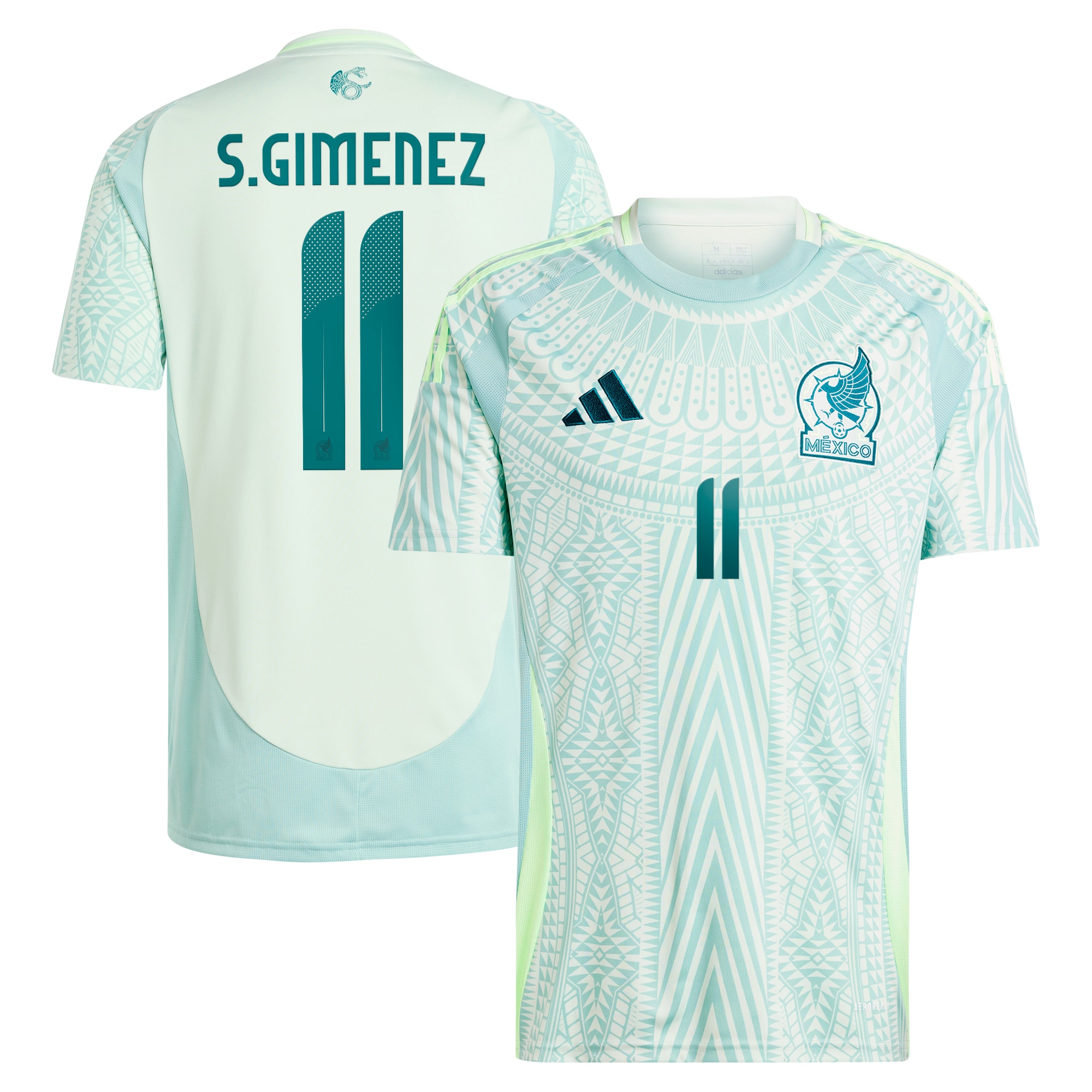 Shop santiago giménez mexico national team adidas 2024 away replica player jersey – green – Argentina National Team Jerseys & T-Shirts for True Fans