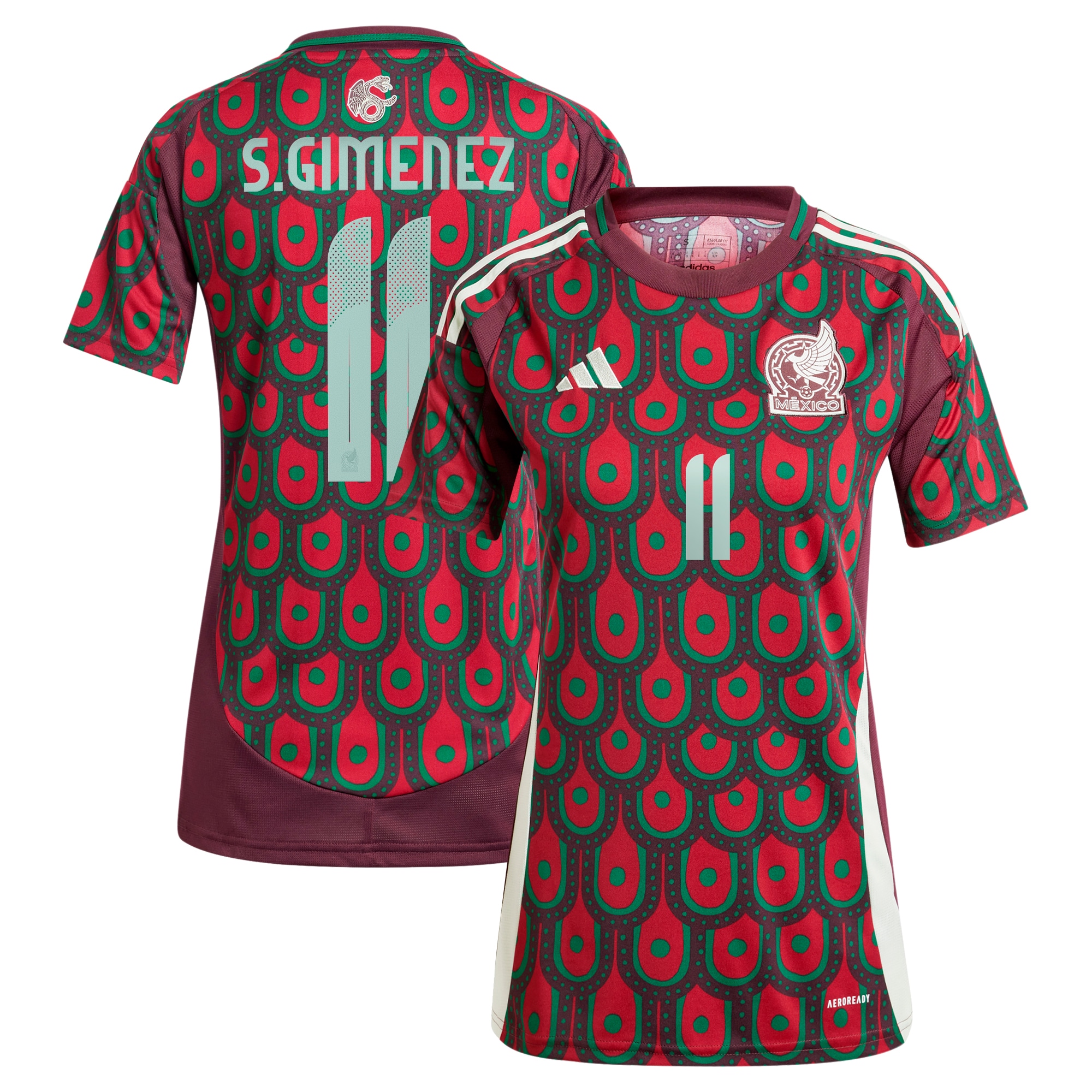 Shop santiago giménez mexico national team adidas women8217s 2024 home replica player jersey – burgundy – Argentina National Team Jerseys & T-Shirts for True Fans