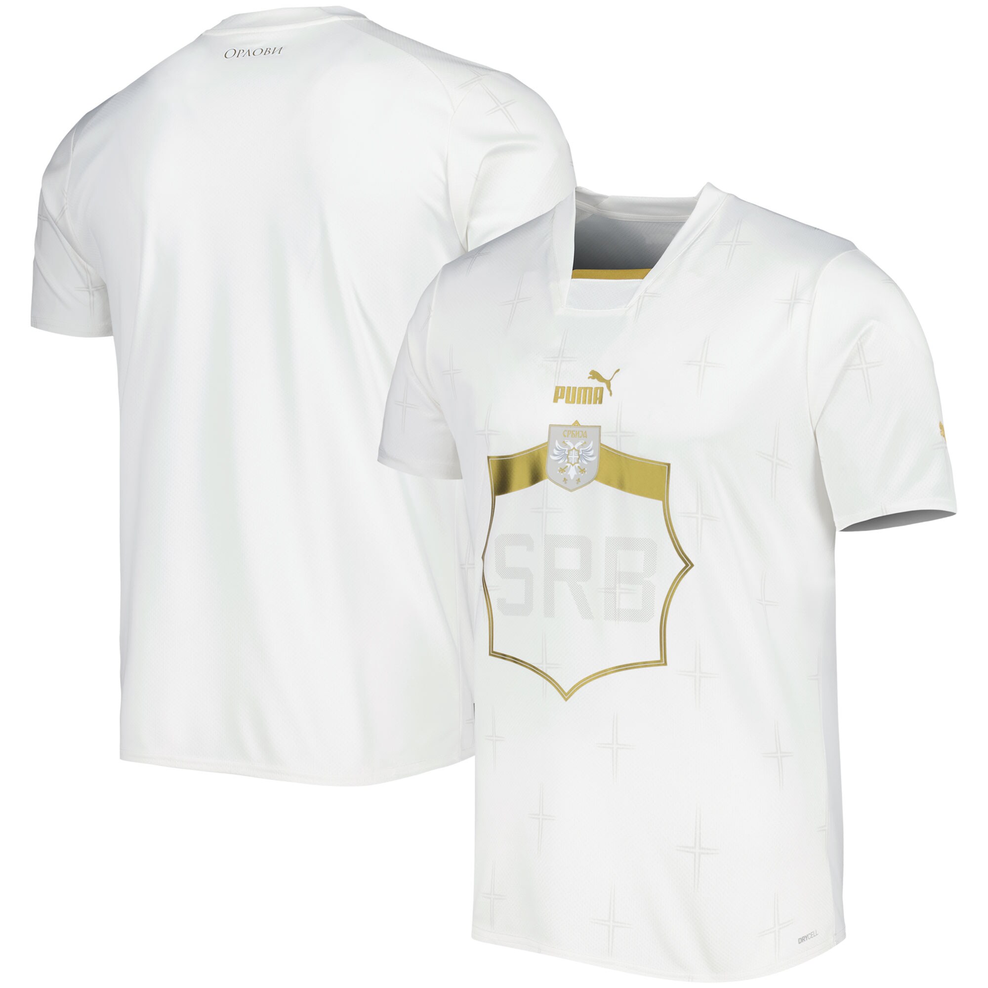 Shop serbia national team puma 202223 away replica jersey – white – Argentina National Team Jerseys & T-Shirts for True Fans