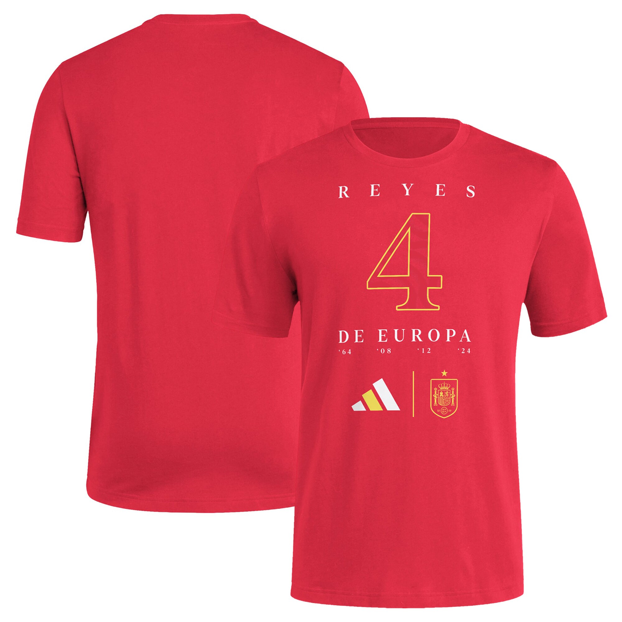 Shop spain national team adidas 2024 european champions t-shirt – red – Argentina National Team Jerseys & T-Shirts for True Fans