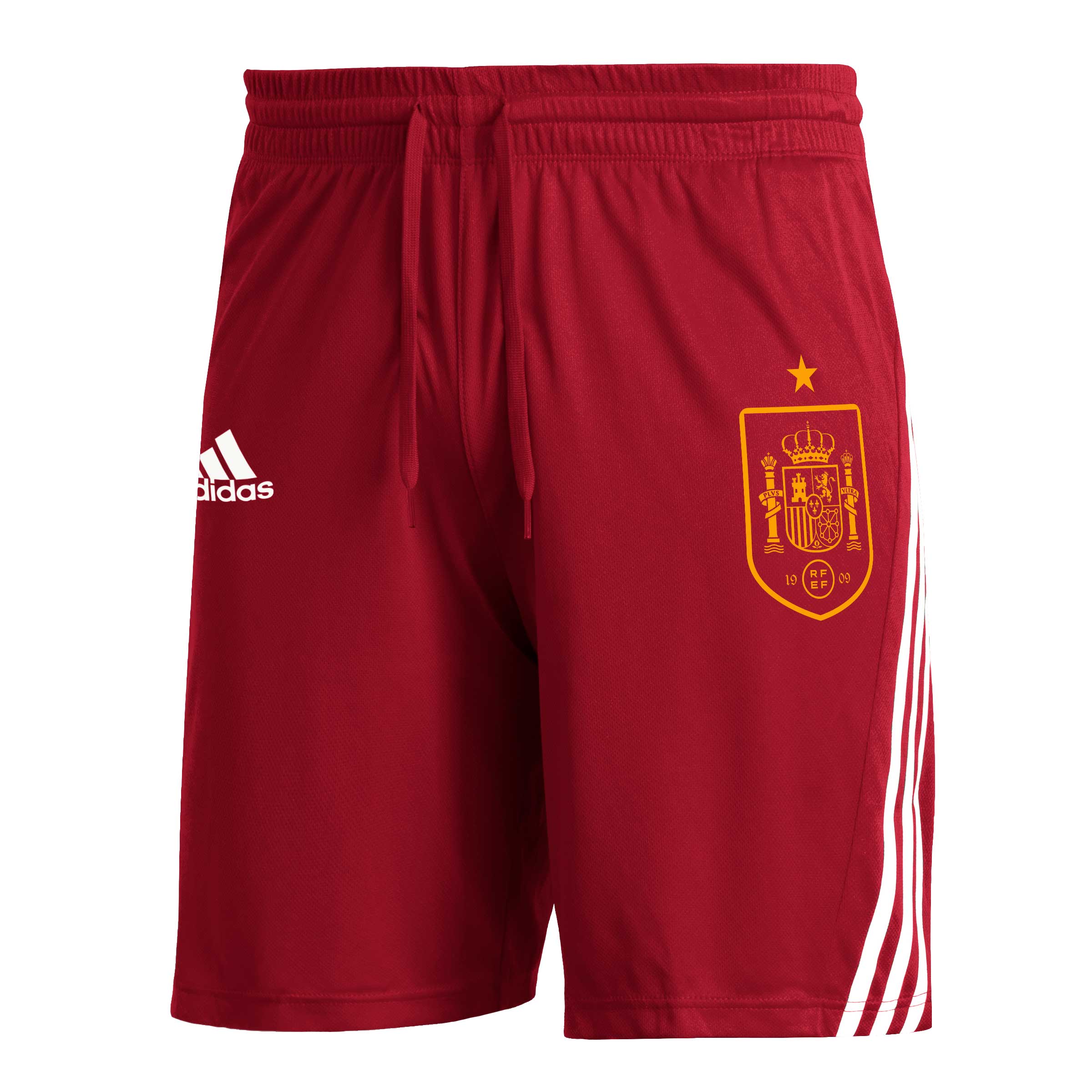 Shop spain national team adidas club crest three-stripe aeroready shorts – red – Argentina National Team Jerseys & T-Shirts for True Fans
