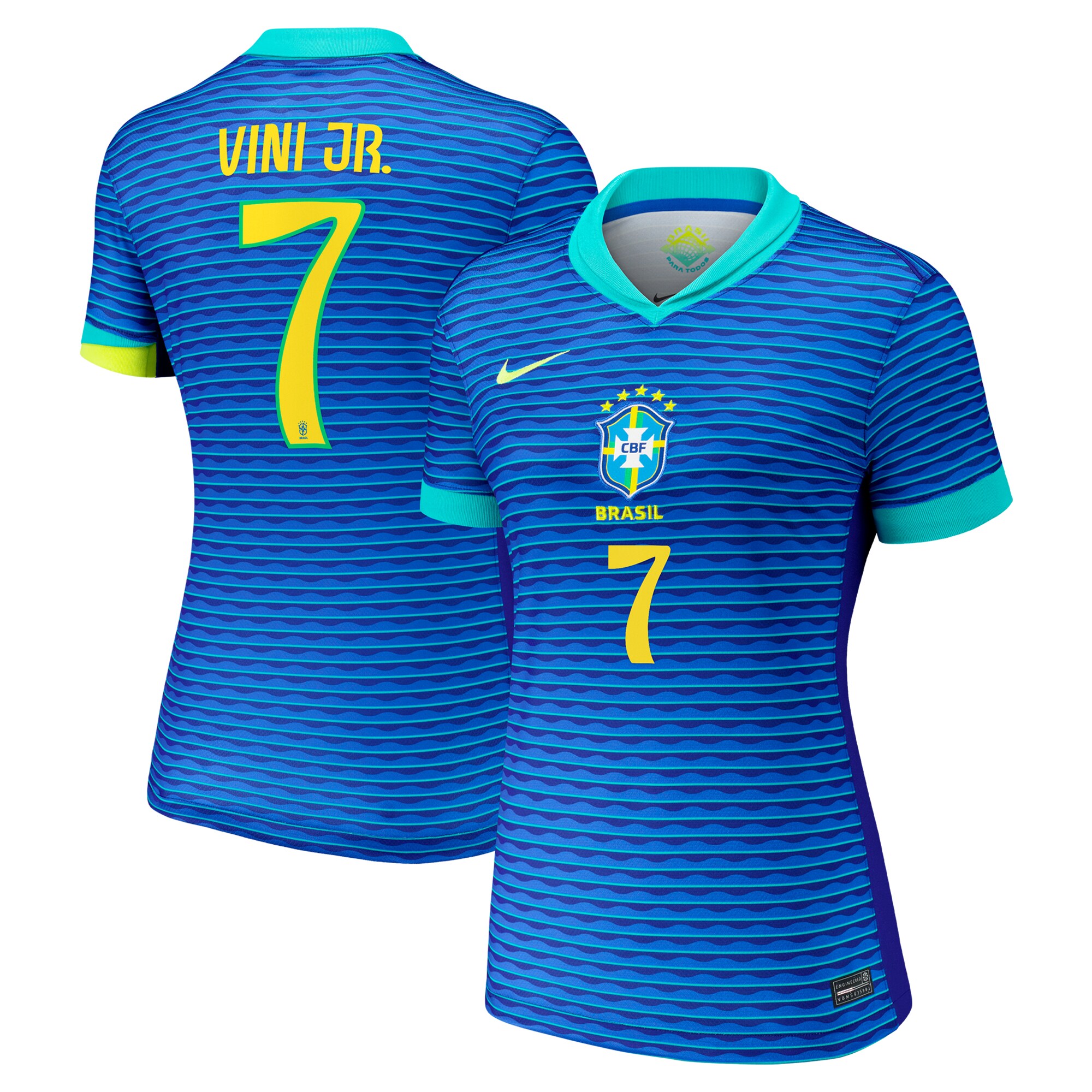 Shop vini jr. brazil national team nike women8217s 2024 away replica jersey – blue – Argentina National Team Jerseys & T-Shirts for True Fans